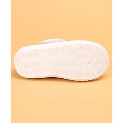 Cute Walk by Babyhug Casual Printed Shoes with Velcro Closure - White