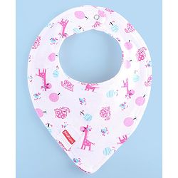 Babyhug Drool Bibs Pack of 5 - Multicolor