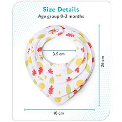 Babyhug Drool Bibs Pack of 5 - Multicolor