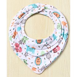 Babyhug Drool Bibs Pack of 5 - Multicolor