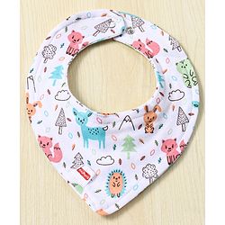 Babyhug Drool Bibs Pack of 5 - Multicolor