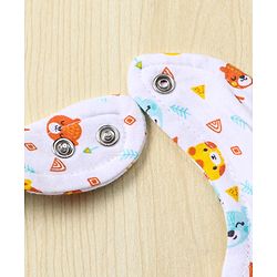 Babyhug Drool Bibs Pack of 5 - Multicolor