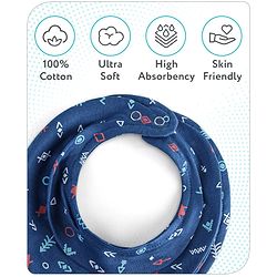 Babyhug Drool Bibs Pack of 5 - Multicolor
