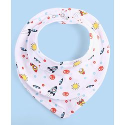 Babyhug Drool Bibs Pack of 5 - Multicolor
