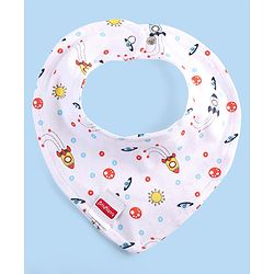 Babyhug Drool Bibs Pack of 5 - Multicolor