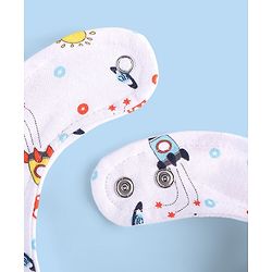 Babyhug Drool Bibs Pack of 5 - Multicolor