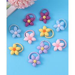 Babyhug Free Size Rubber Band Pack of 10 - Multicolor