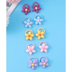 Babyhug Free Size Rubber Band Pack of 10 - Multicolor