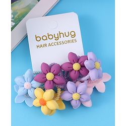 Babyhug Free Size Rubber Band Pack of 10 - Multicolor
