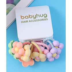 Babyhug Hair Rubber Bands Multicolor Free Size Girl