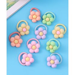 Babyhug Hair Rubber Bands Multicolor Free Size Girl