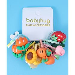 Babyhug Hair Rubber Bands - Multicolor