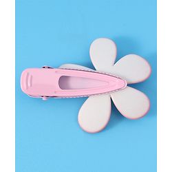 Babyhug Floral & Star Applique Hair Pins And Clips Pack of 5- Pink