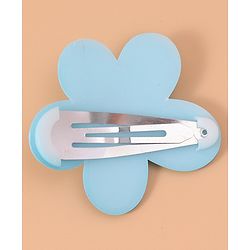 Babyhug Hair Pins And Clips with Floral Applique Free Size Pack of 6 - Pink
