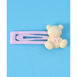 Babyhug Teddy Applique Snap Clips Pack of 6 - Multicolor