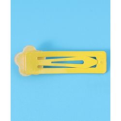 Babyhug Snap Clips with Floral Applique Free Size Pack of 10 - Pink Blue & Yellow