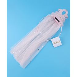 Babyhug Tiara Styled Hair Bands Free Size - Light Pink