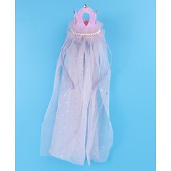 Babyhug Tiara Styled Hair Bands Free Size - Light Pink