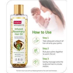 Babyhug Advanced Infused Rosemary Hair Oil - 200 ml