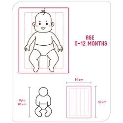 Babyhug Premium Bedding Super Saver Combo Fox Print Set of 3 - Lilac| 100% Cotton Fabric| New Born Gifting Option| For Boys and Girls| Pillows and Bolsters| Light Weight and Travel Friendly| Baby Safe Material| Delicate on Baby's skin| Breathable Fab