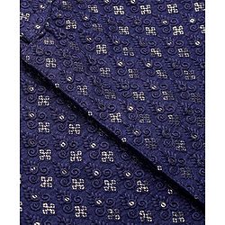 Babyhug Cotton Woven Full Sleeves Kurta & Pajama Set with Embroidered Jacket - Orange