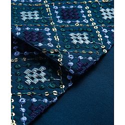Babyhug Woven Full Sleeves Solid Colour Kurta & Pyjama Set with Embroidered  Jacket - Dark  Green