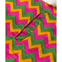 Babyhug Cotton Woven Full Sleeves Kurta Dhoti Set with Jacket & Aztec Design - White