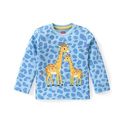 Babyhug Cotton Knit Full Sleeves T-Shirt with Animal Print  Pack of 3- Multicolor