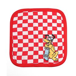 Babyhug Disney  Wash Cloth With Mickey Mouse Graphic L 25 x B 25 cm Pack of 2  - Red & Blue