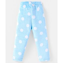 Babyhug Full Sleeves Winter Wear Co-Ord Set With Polka Dots Print - Pink
