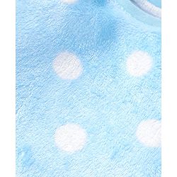 Babyhug Full Sleeves Winter Wear Co-Ord Set With Polka Dots Print - Pink