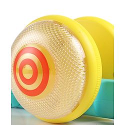 Babyhug Premium Battery Operated Snail Pull Along Toy With Music & Lights - Sky Blue