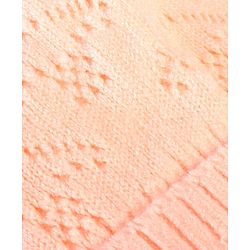 Babyhug Woollen Knitted Caps with Applique & Pom Pom - Orange