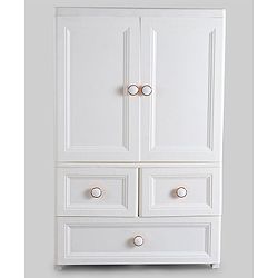 Babyhug 3 Layers High Density Storage Cabinate - White