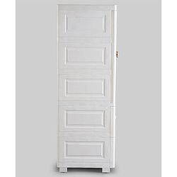 Babyhug 3 Layers High Density Storage Cabinate - White