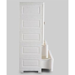 Babyhug 3 Layers High Density Storage Cabinate - White