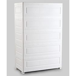 Babyhug 3 Layers High Density Storage Cabinate - White