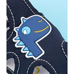 Cute Walk by Babyhug Velcro Closure Sandal with Dino Applique - Blue