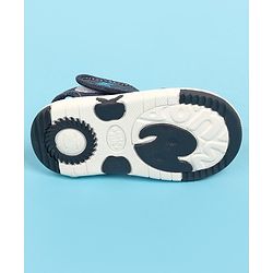 Cute Walk by Babyhug Sandals with Velcro Closure & Dog Applique - Blue