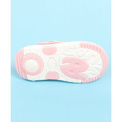 Cute Walk by Babyhug Sandals with Velcro Closure & Bow Applique - Pink