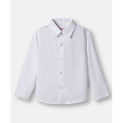 Babyhug Woven Full Sleeves Solid Party Shirt & Jeans Set With Blazer - Light Blue