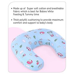 Babyhug Feeding Pillow Bunny Print - Pink | Fits upto waist size 36 inches