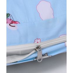 Babyhug Feeding Pillow Bunny Print - Pink | Fits upto waist size 36 inches