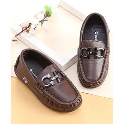 Cute Walk by Babyhug Slip On Party Wear Shoes - Brown