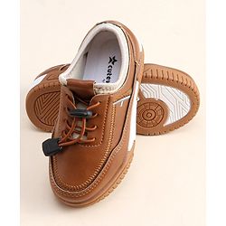 Cute Walk by Babyhug Lace Up Formal Shoes - Brown