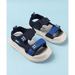 Cute Walk by Babyhug Sandals with Velcro Closure - Blue