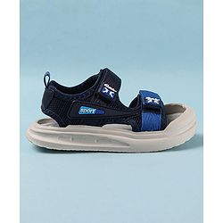 Cute Walk by Babyhug Sandals with Velcro Closure - Blue