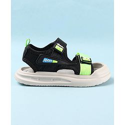 Cute Walk by Babyhug Sandals with Velcro Closure - Black