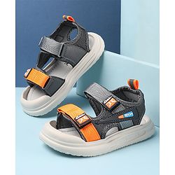 Cute Walk by Babyhug Sandals with Velcro Closure - Grey
