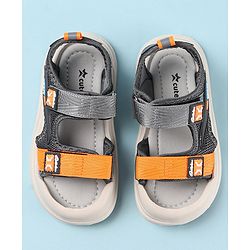 Cute Walk by Babyhug Sandals with Velcro Closure - Blue